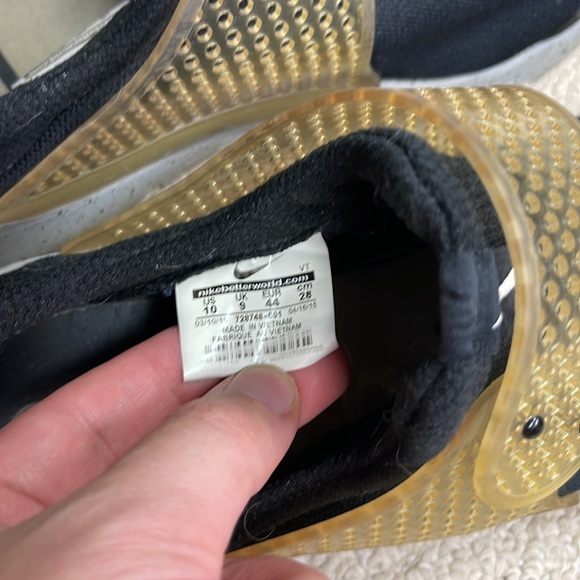 Nike Sock Dart Fragment Black Oreo Size 10 - Picture 3 of 4